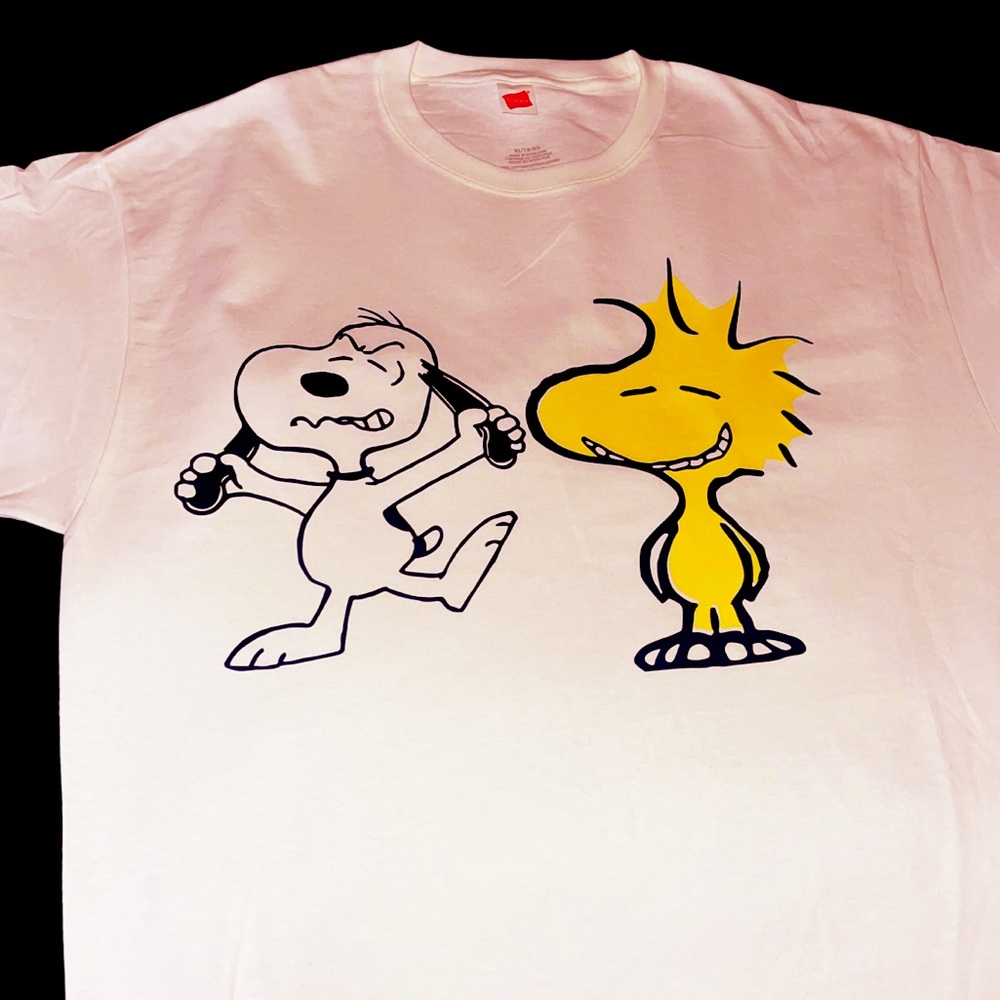Snoopy&Woodstock White Tee